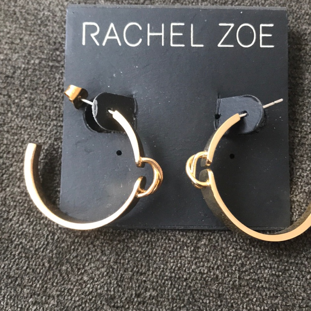Rachel Zoe ‘x’ hoop earrings